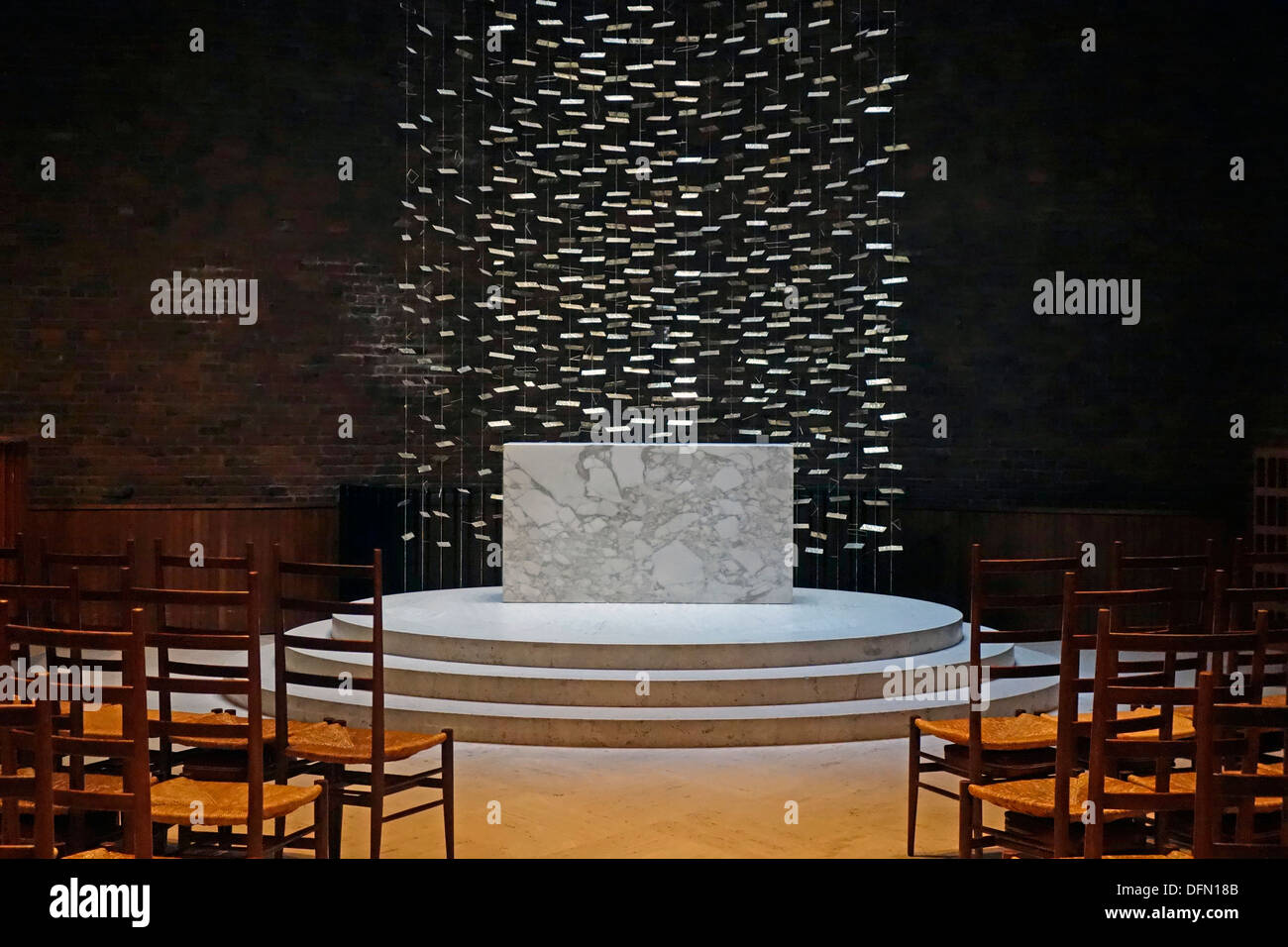 MIT Kapelle von Eero Saarinen Stockfoto