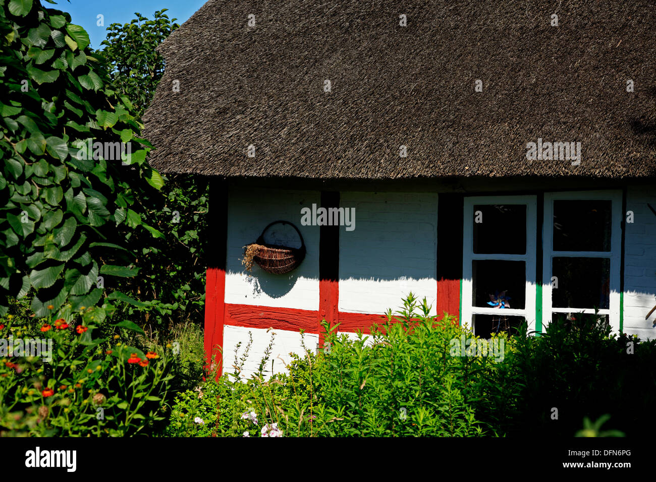 Reetgedeckten Haus In Sieseby Schlei Ostsee Schleswig Holstein