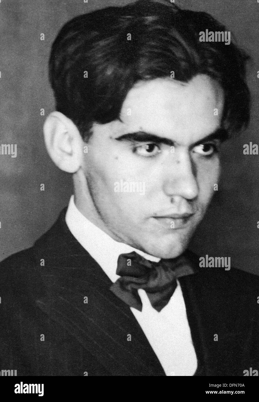 FEDERICO GARCIA LORCA (1898-1936), spanischer Dramatiker und Dichter über 1919 Stockfoto