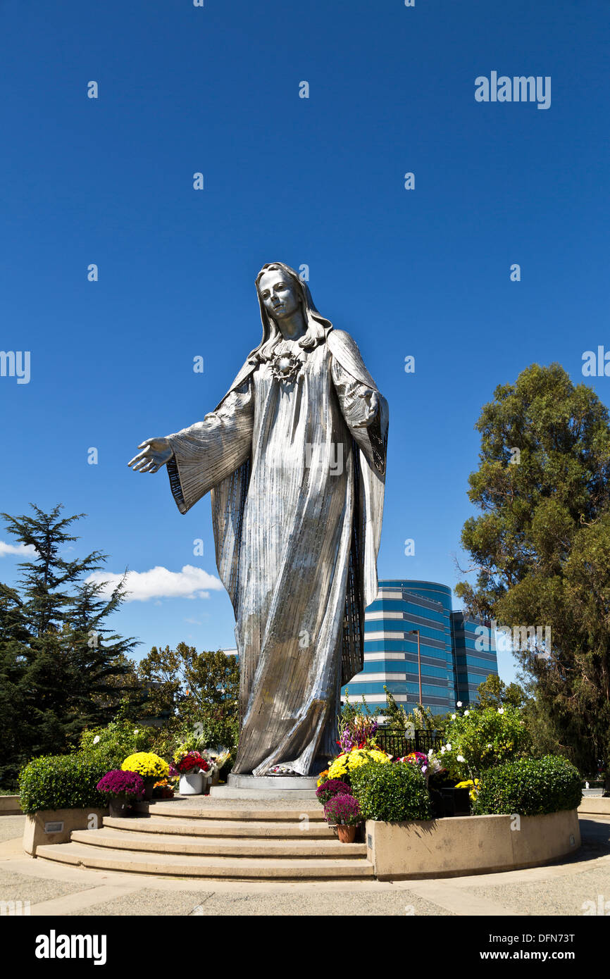 Schrein von unsere Dame Peace, römisch-katholische Pfarrei der Diözese von San Jose, Santa Clara, Kalifornien, USA Stockfoto