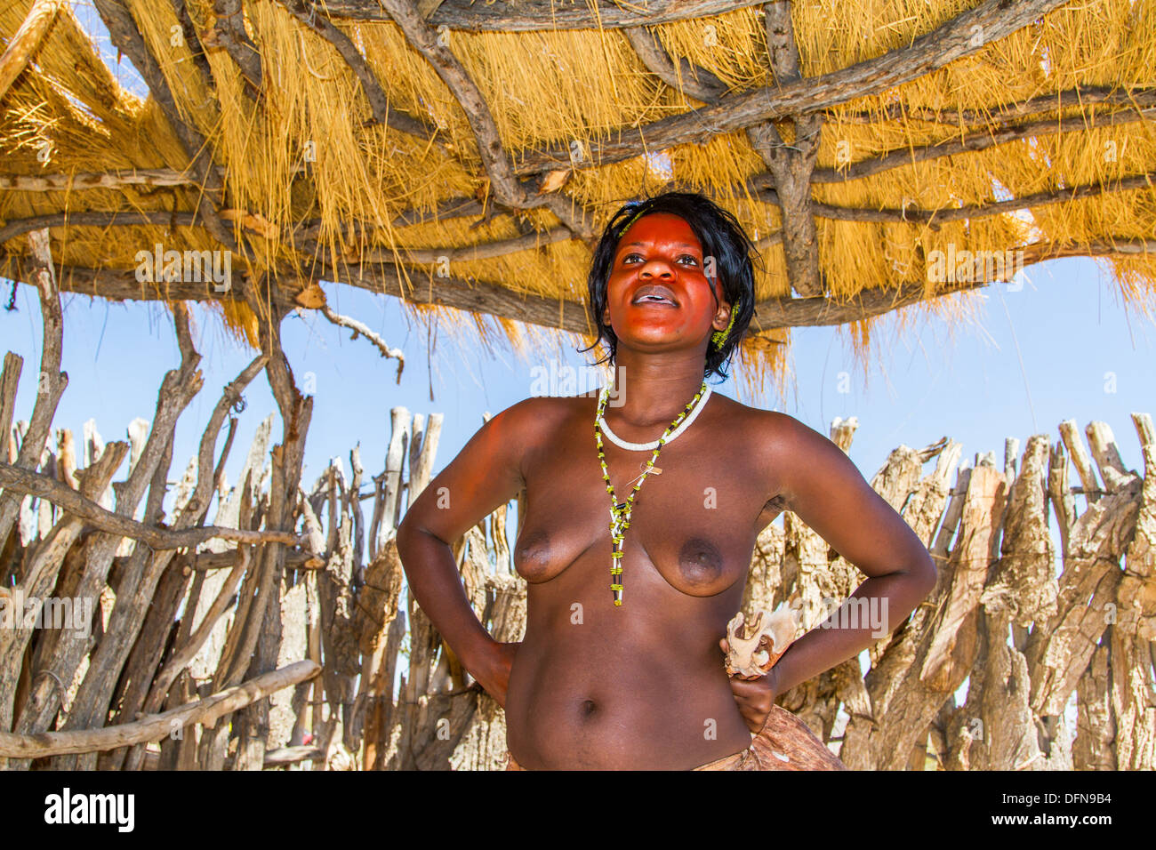 Dorf in Namibia, Afrika Stockfoto