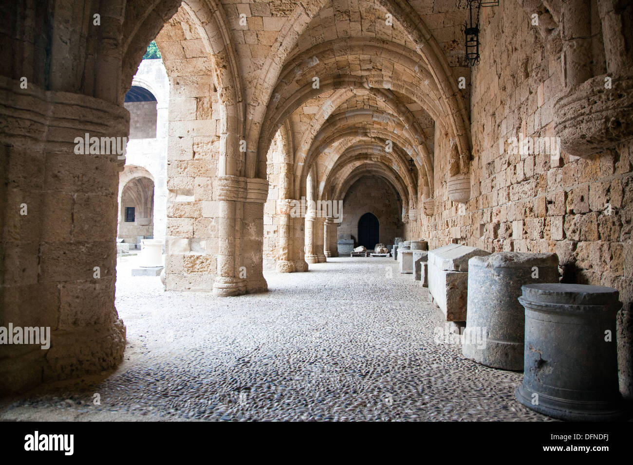 Archäologisches Museum Rhodos griechische Inseln Griechenland Stockfoto