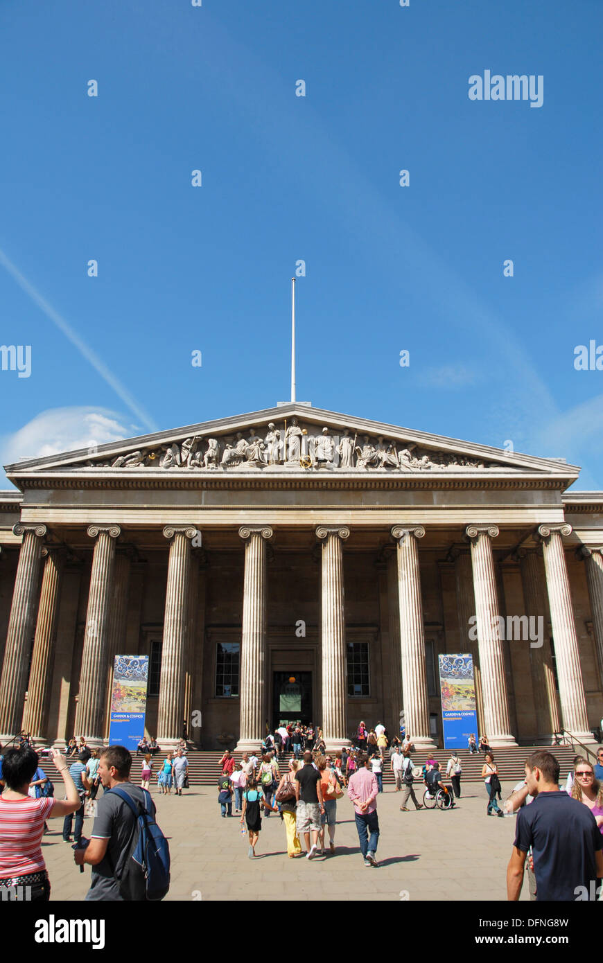 British Museum. London, England, Großbritannien, Europa. Stockfoto