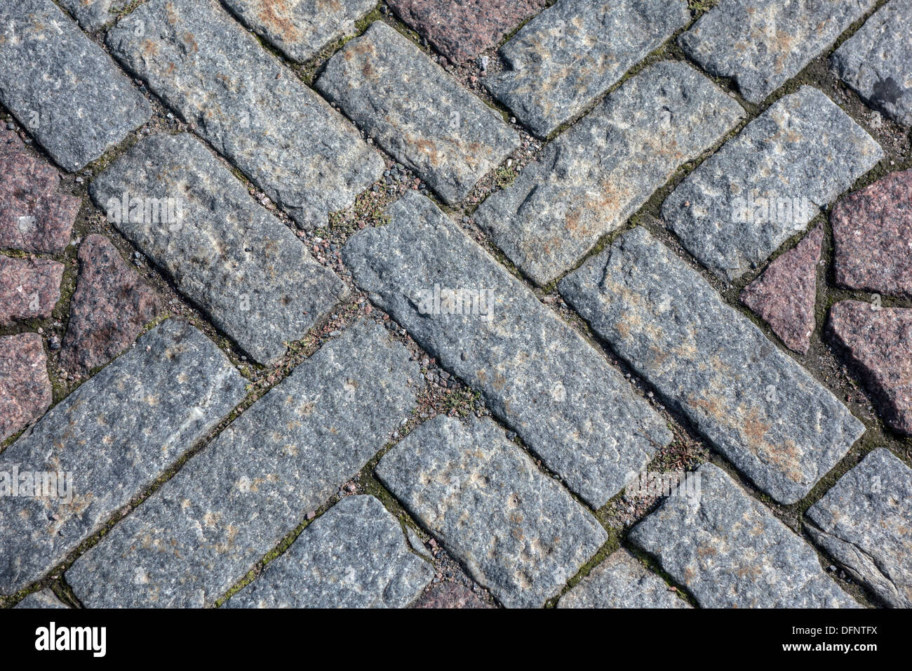 Textur der Steinstruktur Straße Stockfoto