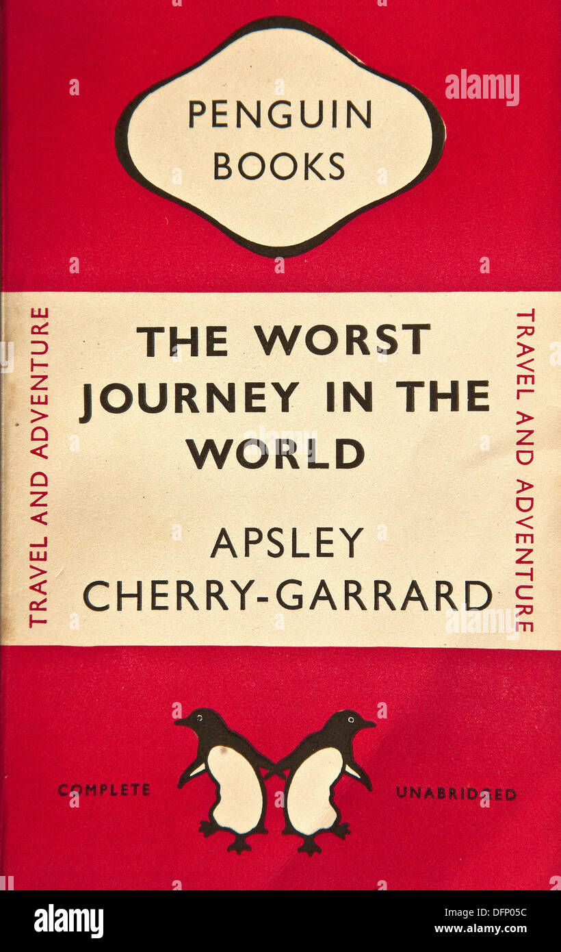 Die schlimmste Reise der Welt 1922 von Apsley Cherry-Garrard, original Penguin Taschenbuch, 1937 Stockfoto