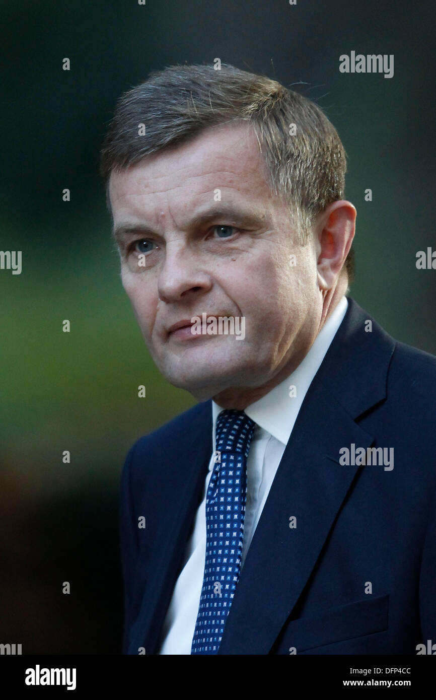 London, UK. 8. Oktober 2013. Welsh Secretary David Jones besucht der wöchentlichen Kabinettssitzung im No: 10 Downing Street in London, Großbritannien, am 8. Oktober 2013. ((Foto: Tal Cohen/Alamy Live-Nachrichten) Stockfoto