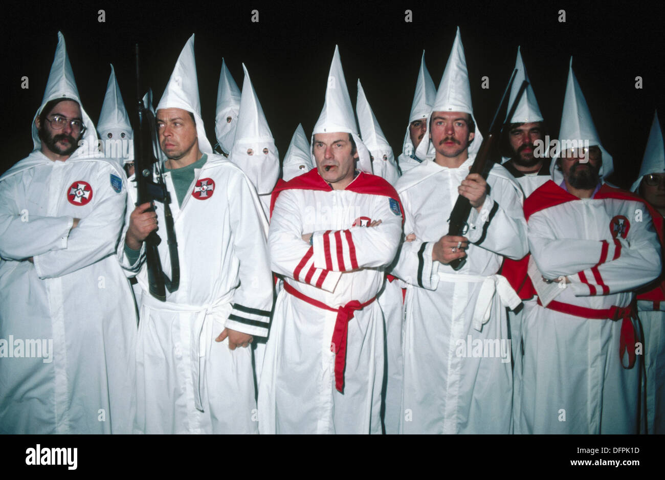 Ku Klux Klan grand Wizard, Mitglieder Stockfotografie Alamy