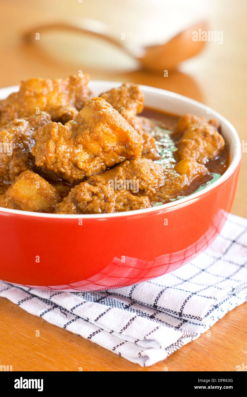 Schweinefleisch-Curry Stockfoto