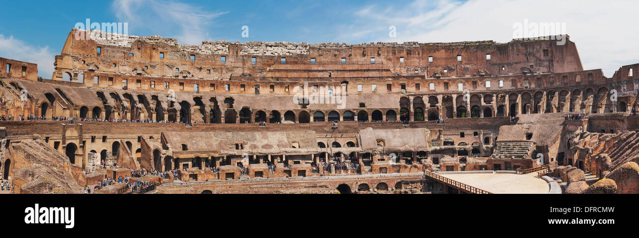 Innenansicht Des Kolosseums Grosste Amphitheater Im Alten Rom Es