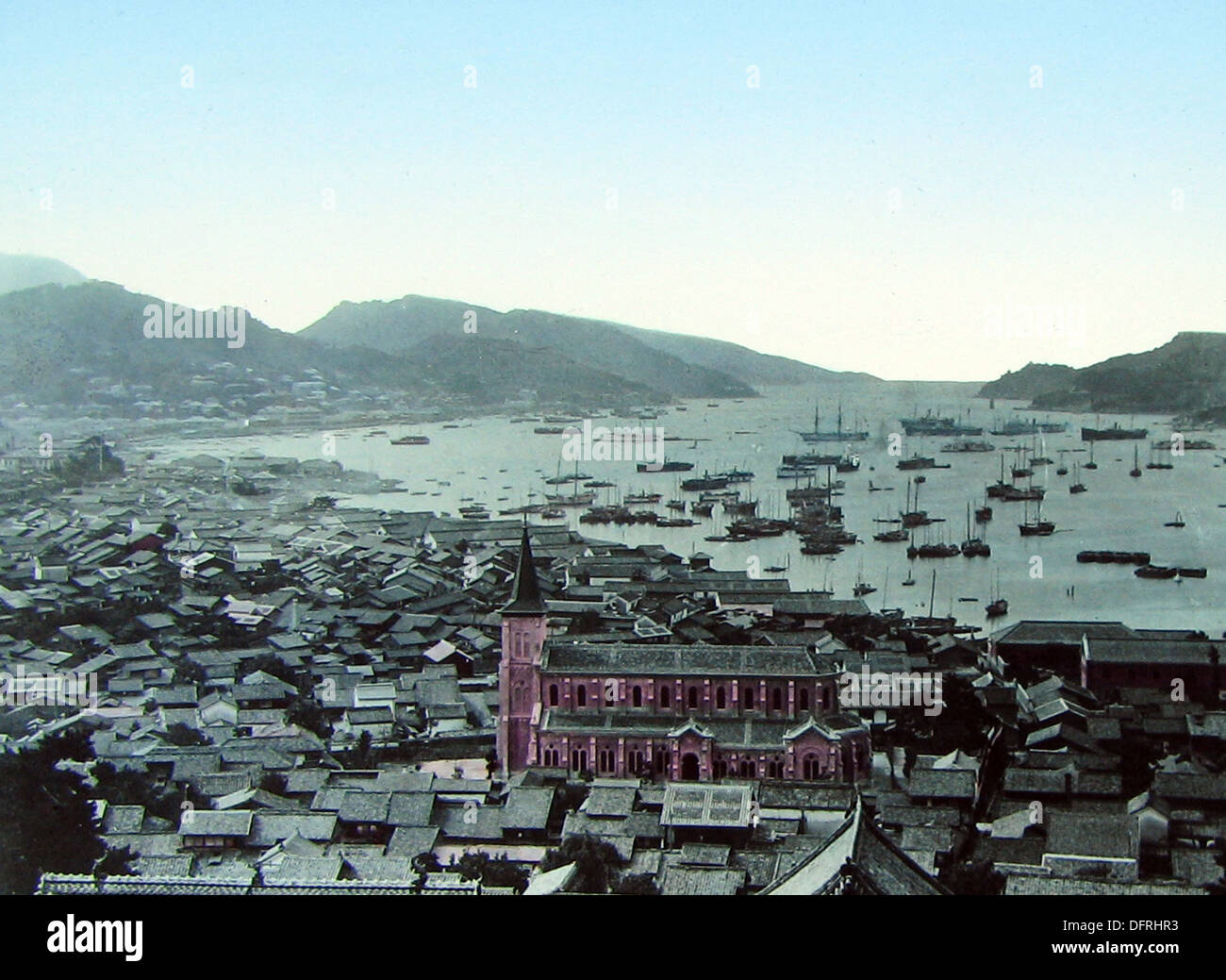 Nagasaki Japan 1900 Stockfoto