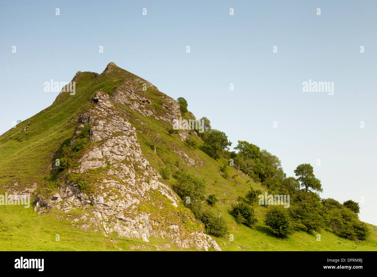 Distinctive Parkhouse Hill in der englischen Peak District National Park ist eine Website der besonderen wissenschaftlichen Interesse (SSSI). Stockfoto
