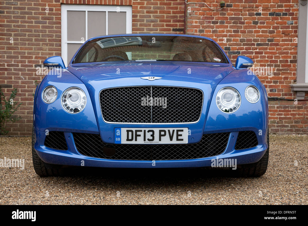 Bentley Continental GT Speed bei The Society of Motor Manufacturers and Traders (SMMT) test-Tag Stockfoto