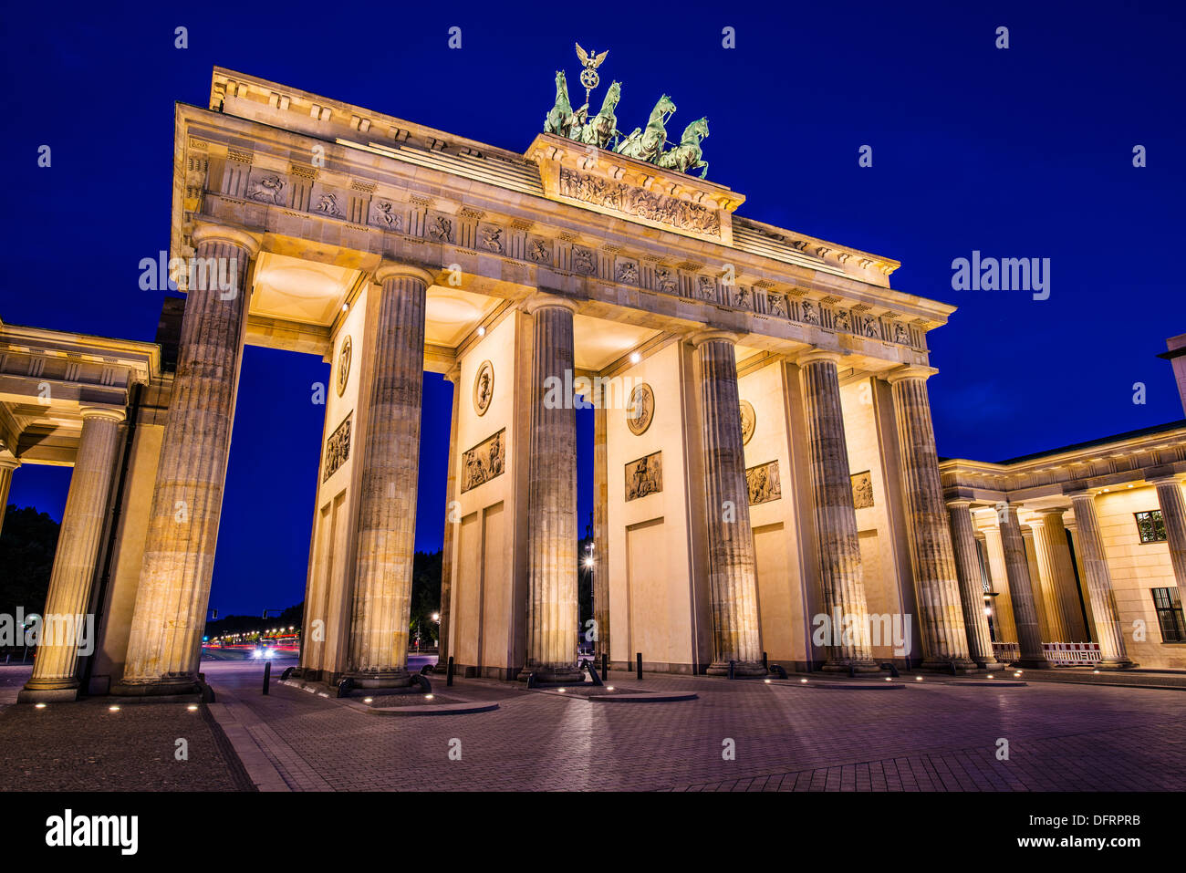 Brandenburger Tor in Berlin, Deutschland. Brandenburger Tor in Berlin, Deutschland. Stockfoto