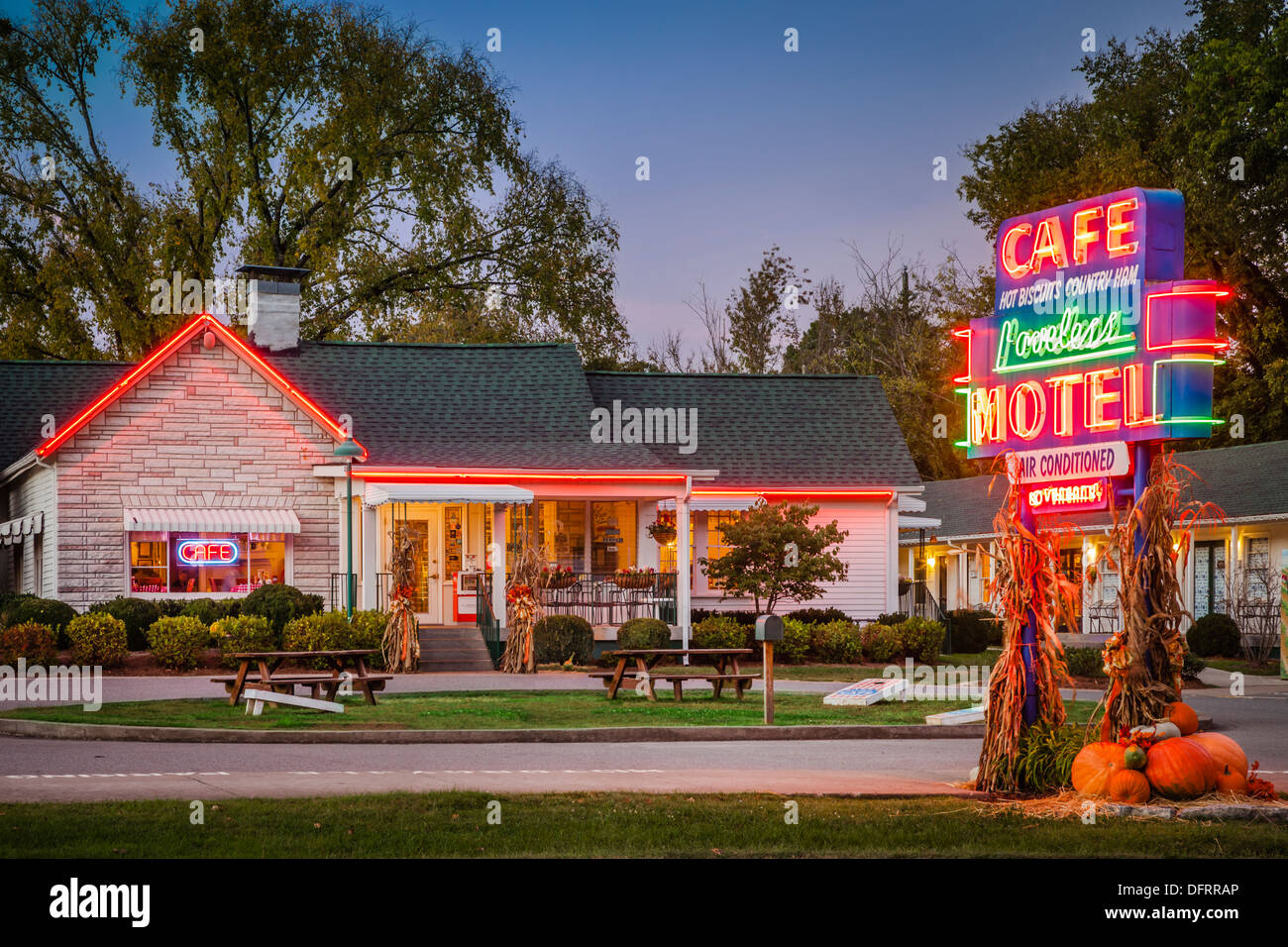 Die berühmte Loveless Cafe und Motel in der Nähe von Nashville Tennessee, USA Stockfoto