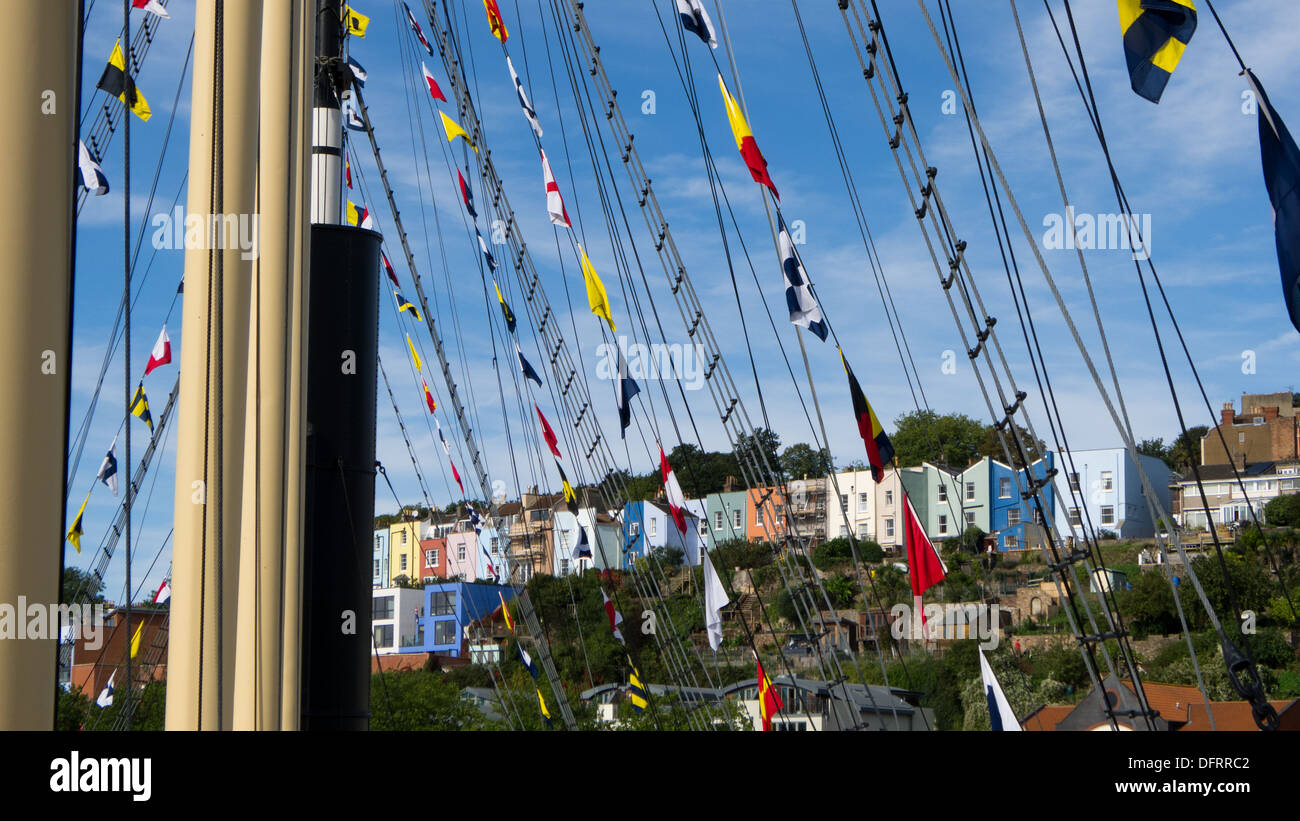SS Great Britain und Hotwells, Bristol Stockfoto