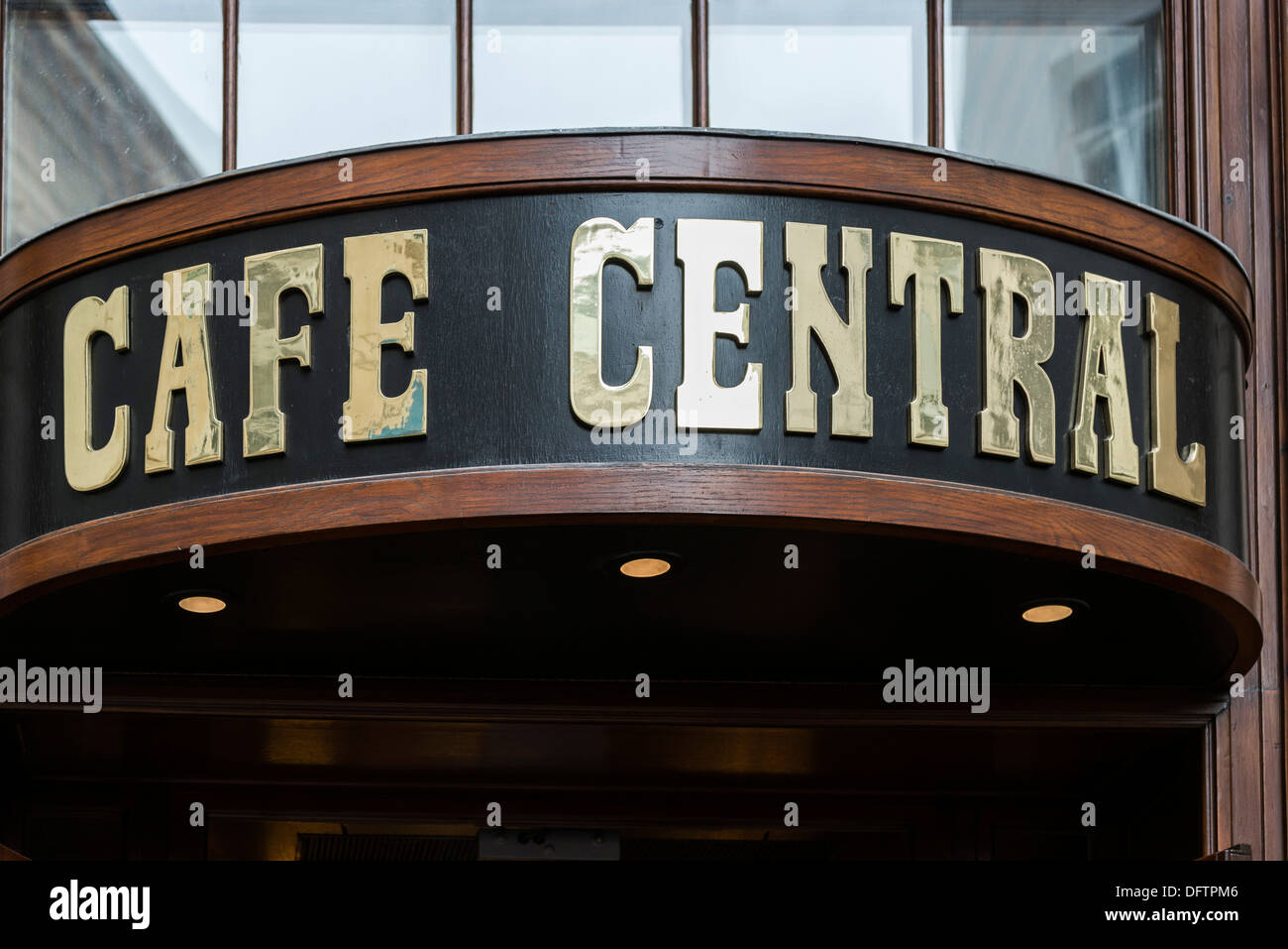 Cafe Central, Eingang, Innere Stadt, Wien, Wiener, Österreich Stockfoto