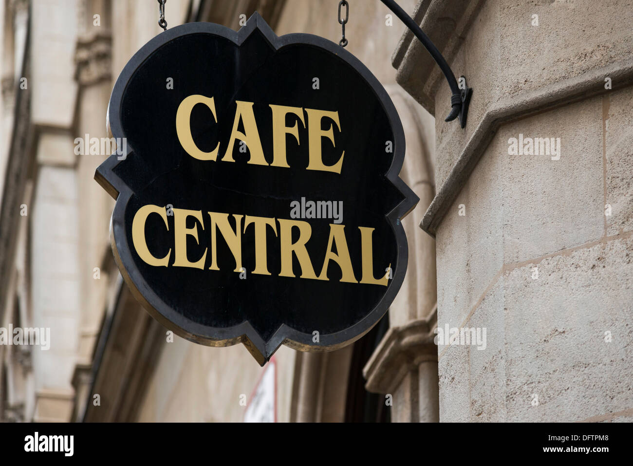 Cafe Central, Zeichen, Innere Stadt, Wien, Wiener, Österreich Stockfoto