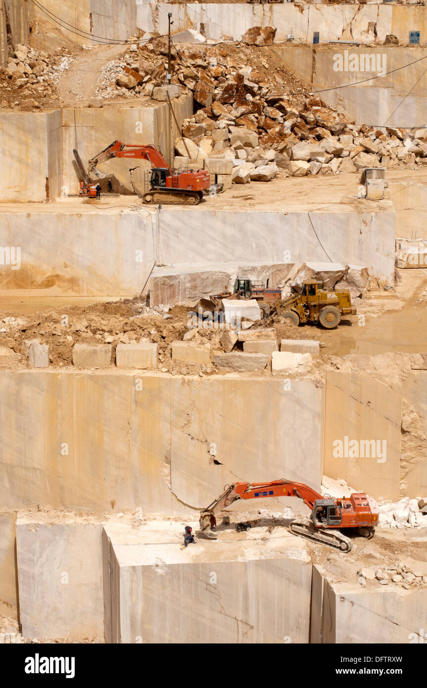 Marmorbruch, Orosei, Sardinien, Italien Stockfoto