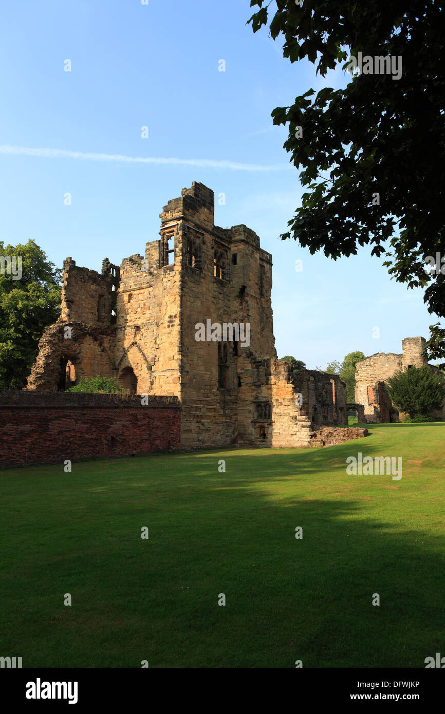 Die Ruinen von Ashby De La Zouch Castle, Ashby De La Zouch, Leicestershire, England; Großbritannien; UK Stockfoto