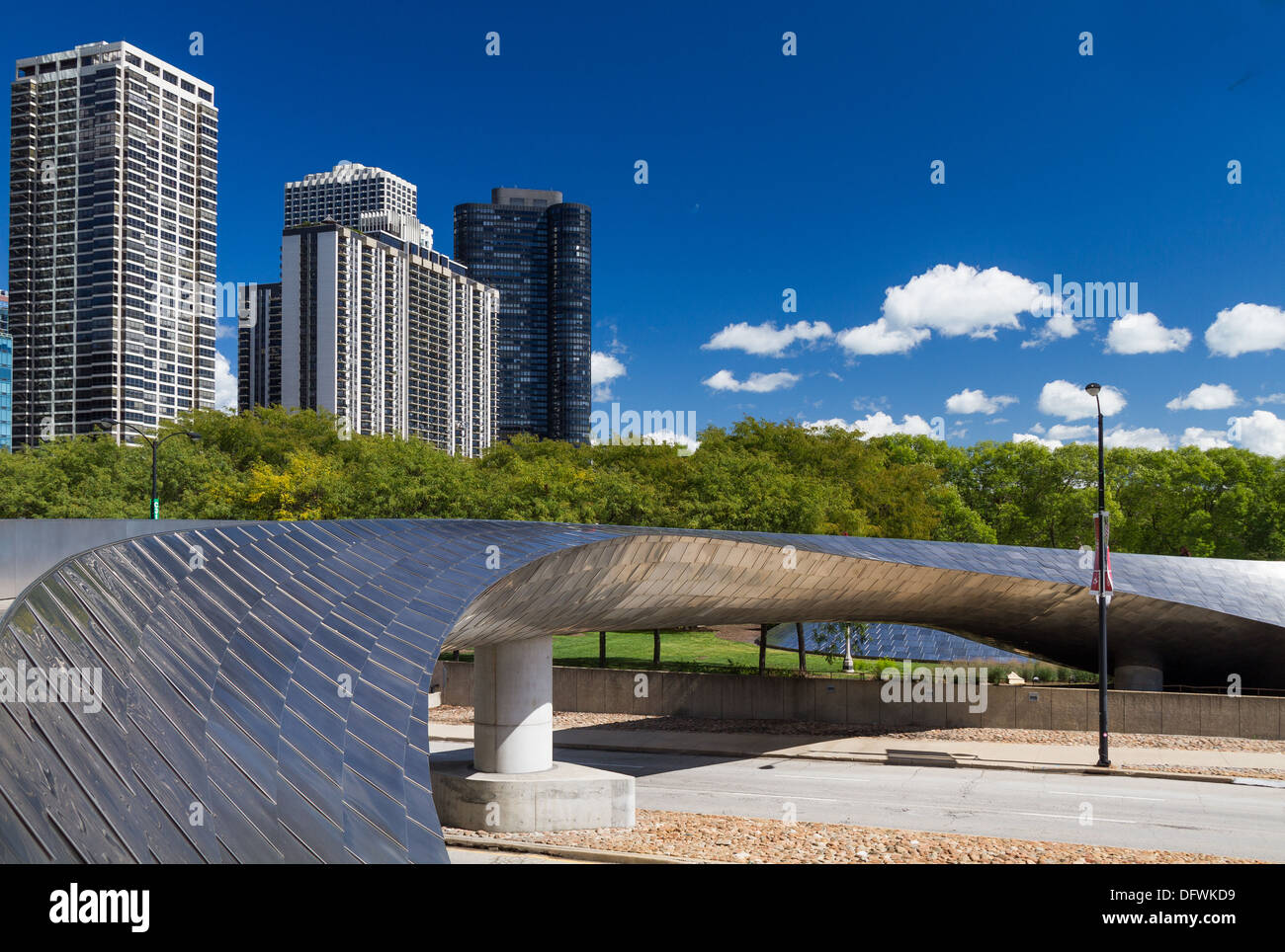 BP-Brücke, Chicago Stockfoto