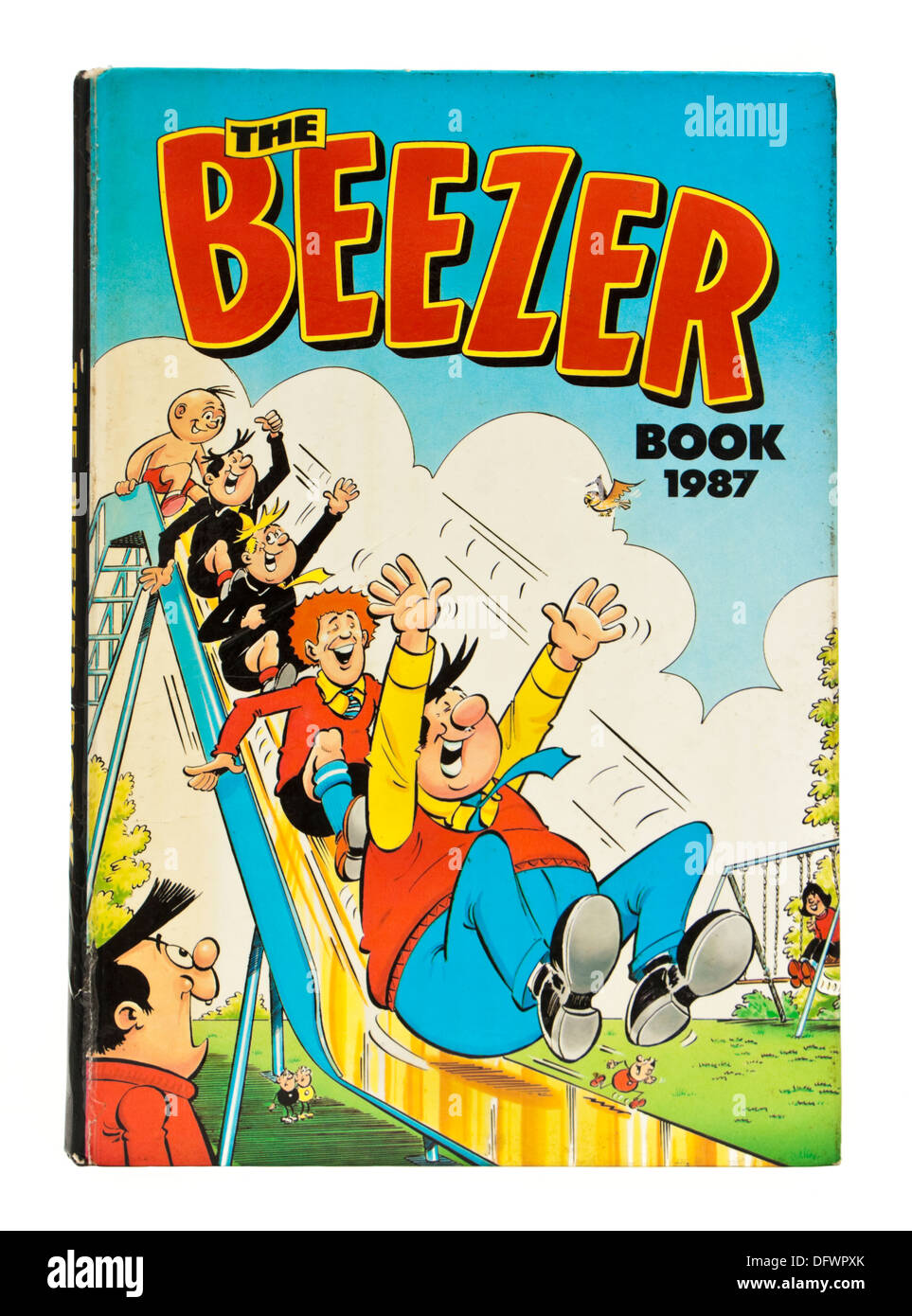 Jahrgang 1987 "The Beezer" Comic jährlichen Stockfoto