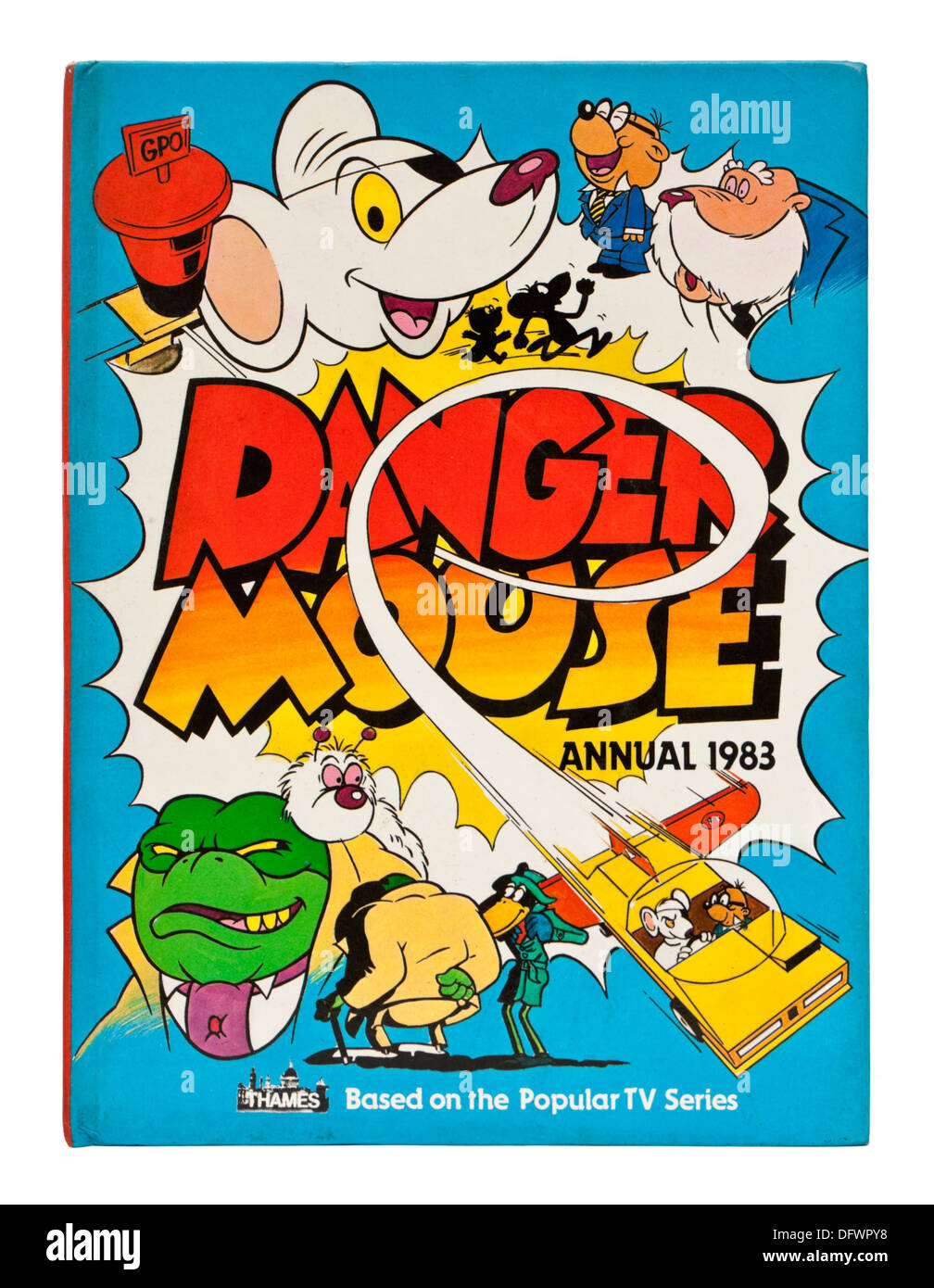 Jahrgang 1983 "Danger Mouse" Comic jährlichen Stockfoto