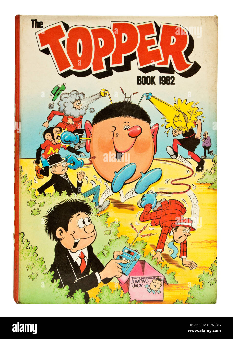 Jahrgang 1982 "Topper" Comic jährlichen Stockfoto