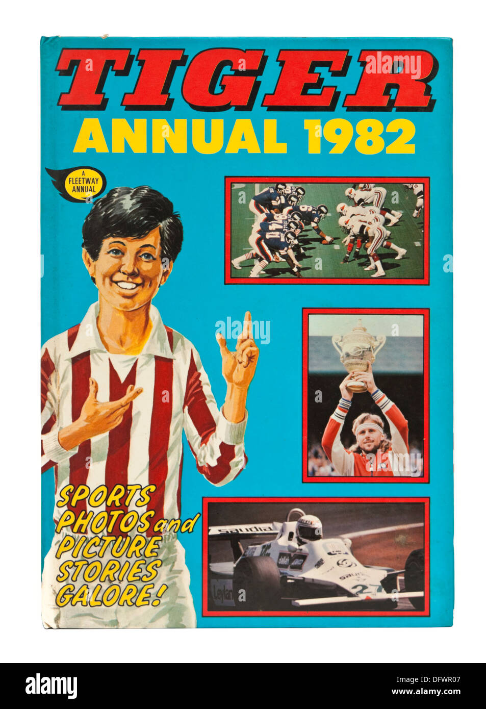 Jahrgang 1982 "Tiger" Comic jährlichen Stockfoto