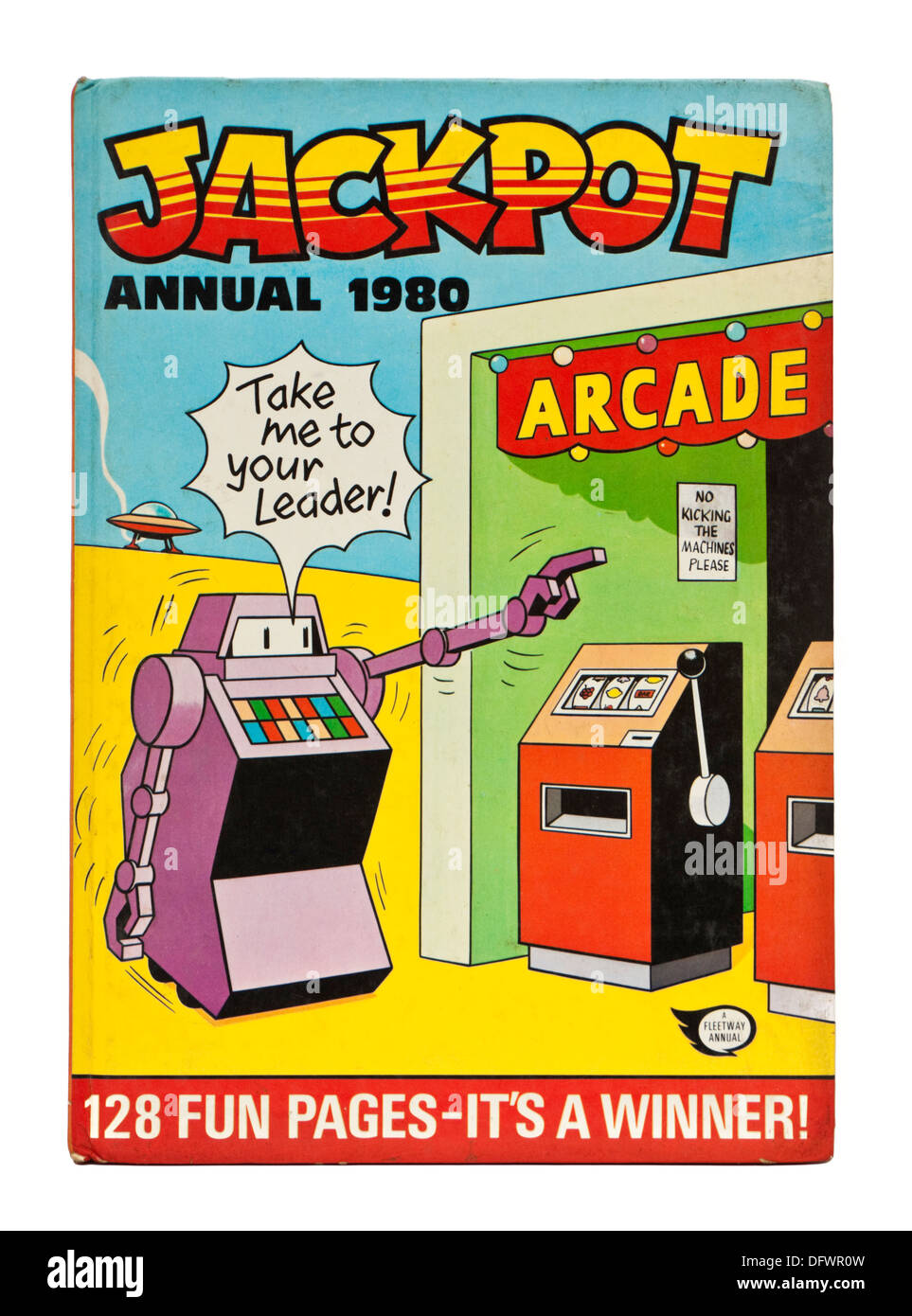 Jahrgang 1980 "Jackpot" Comic jährlichen Stockfoto
