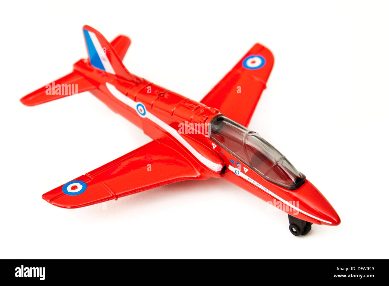 Matchbox (1991) Diecast Modell Nachbau des Flugzeugs BAe Hawk Trainer Mk1, wie von "The Red Arrows' (RAF Aerobatic Team) verwendet Stockfoto