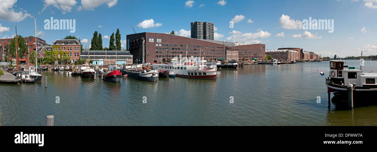 Amsterdam (Zeeburg--Java - KNSM - Eiland) Niederlande niederländische moderne Stadt Stockfoto