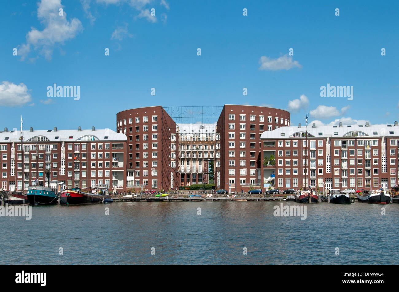 Amsterdam (Zeeburg--Java - KNSM - Eiland) Niederlande niederländische moderne Stadt Stockfoto