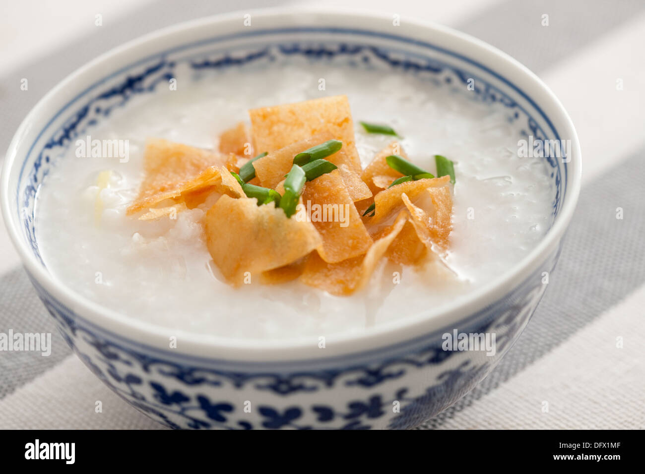 Chinesisches Essen Reisbrei Stockfoto