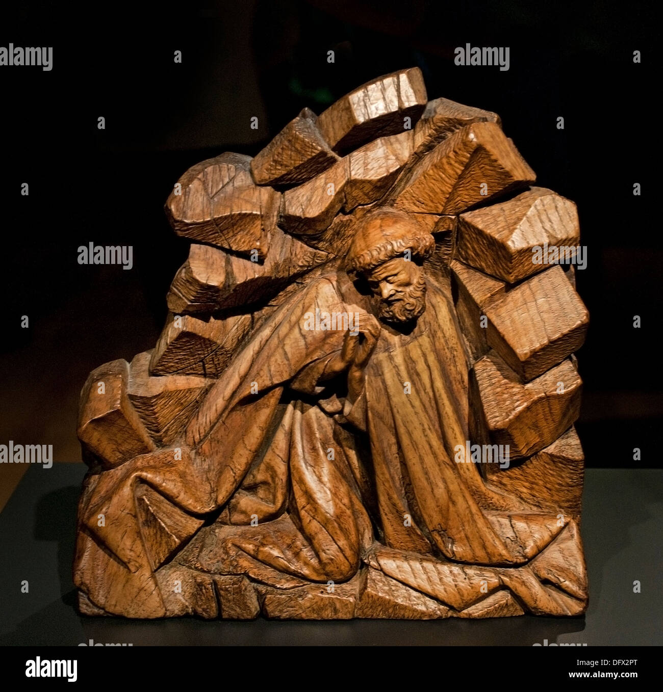 Buße ( die Verleugnung Petrus ) des Apostels Peter Petrus von Meister Hakendover 1425 Brussel Belgien Belgien Stockfoto