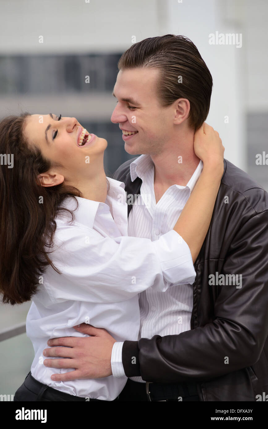 Paar in Liebe Stockfoto