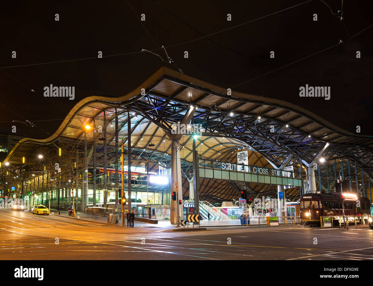 Kreuz des Südens-Bahnhof in Zentral Melbourne-Australien Stockfoto