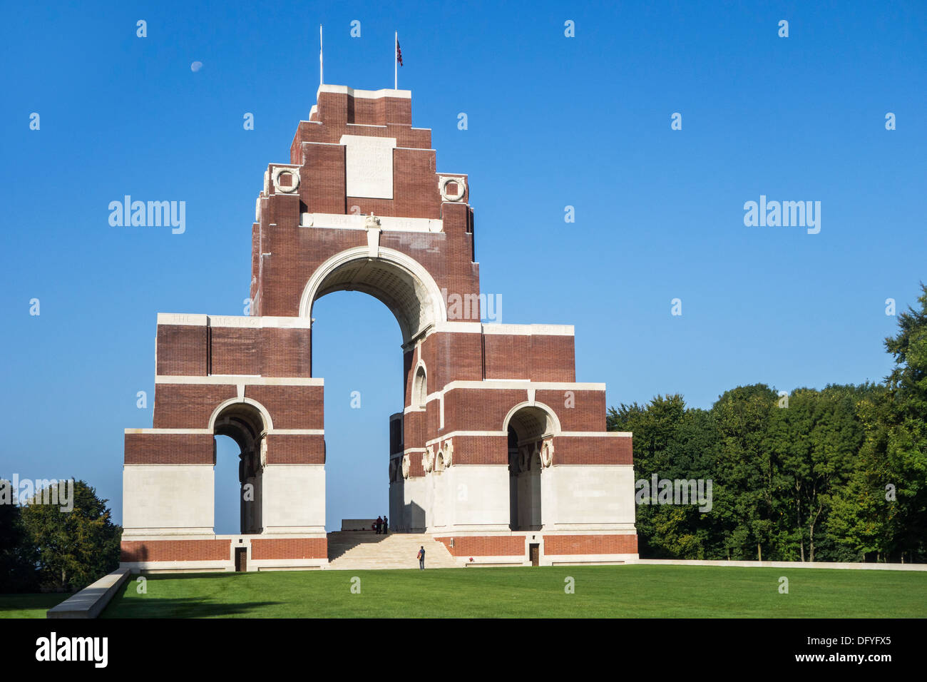 Ersten Weltkrieg Thiepval-Denkmal, das Fehlen von der Somme Picardie, Frankreich Stockfoto