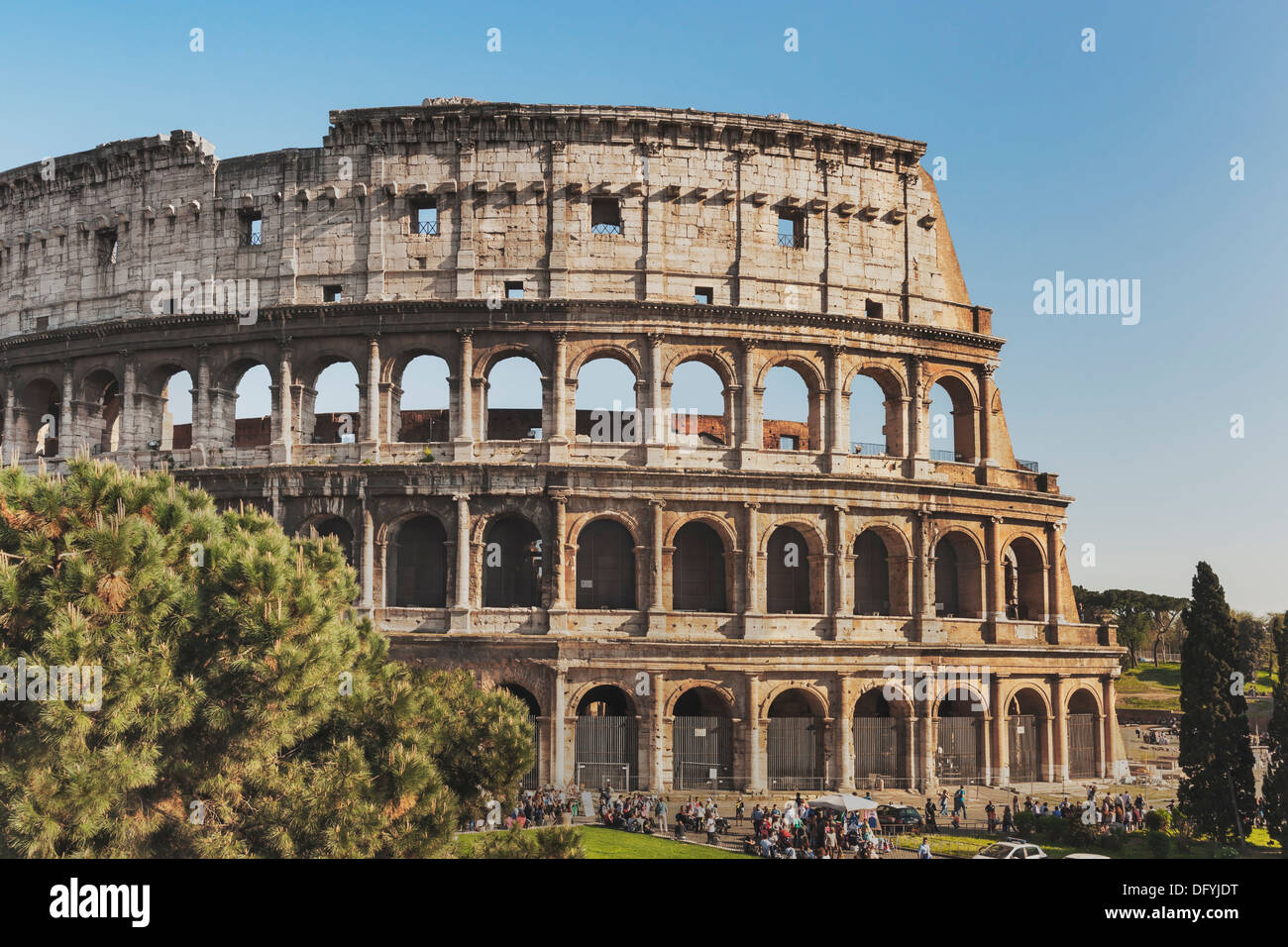 Das Kolosseum Ist Das Grosste Amphitheater Gebaut Im Alten Rom Von