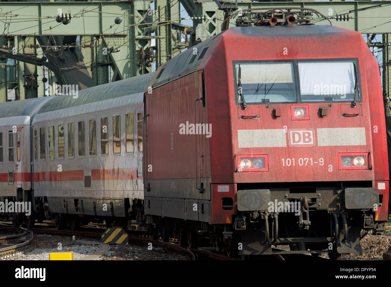 Deutsche Bahn (DB) Intercity express Personenzug Stockfoto