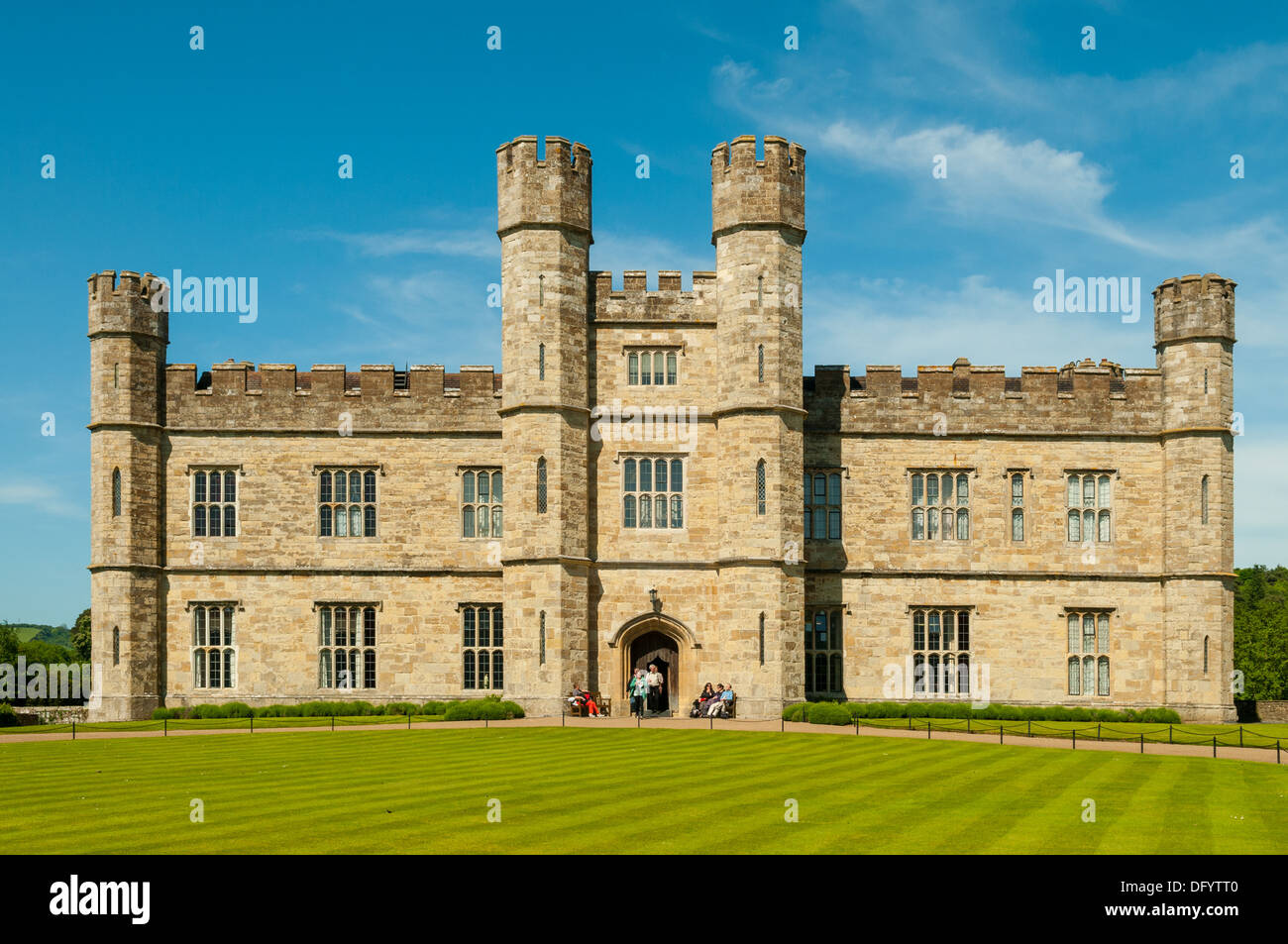 Leeds Castle, in der Nähe von Maidstone, Kent, England Stockfoto