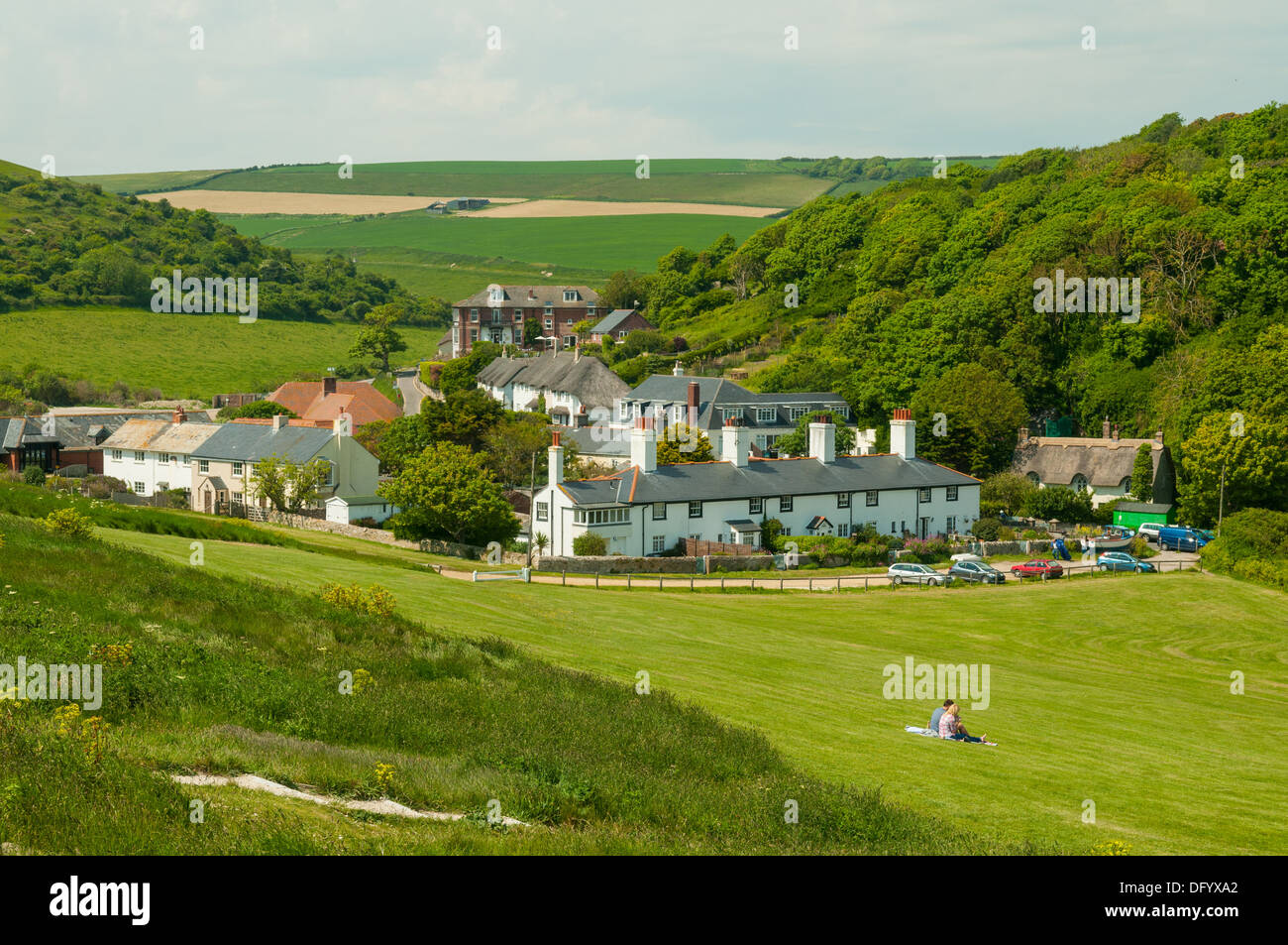 West Lulworth, Dorset, England Stockfoto