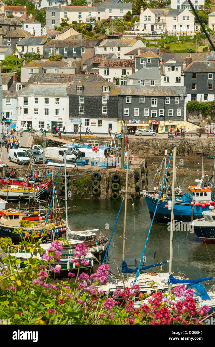 Hafen von Mevagissey, Cornwall, England Stockfoto