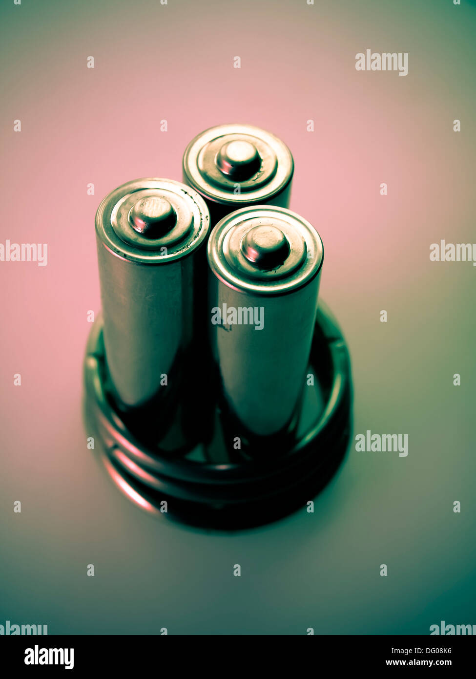Batterien Stockfoto