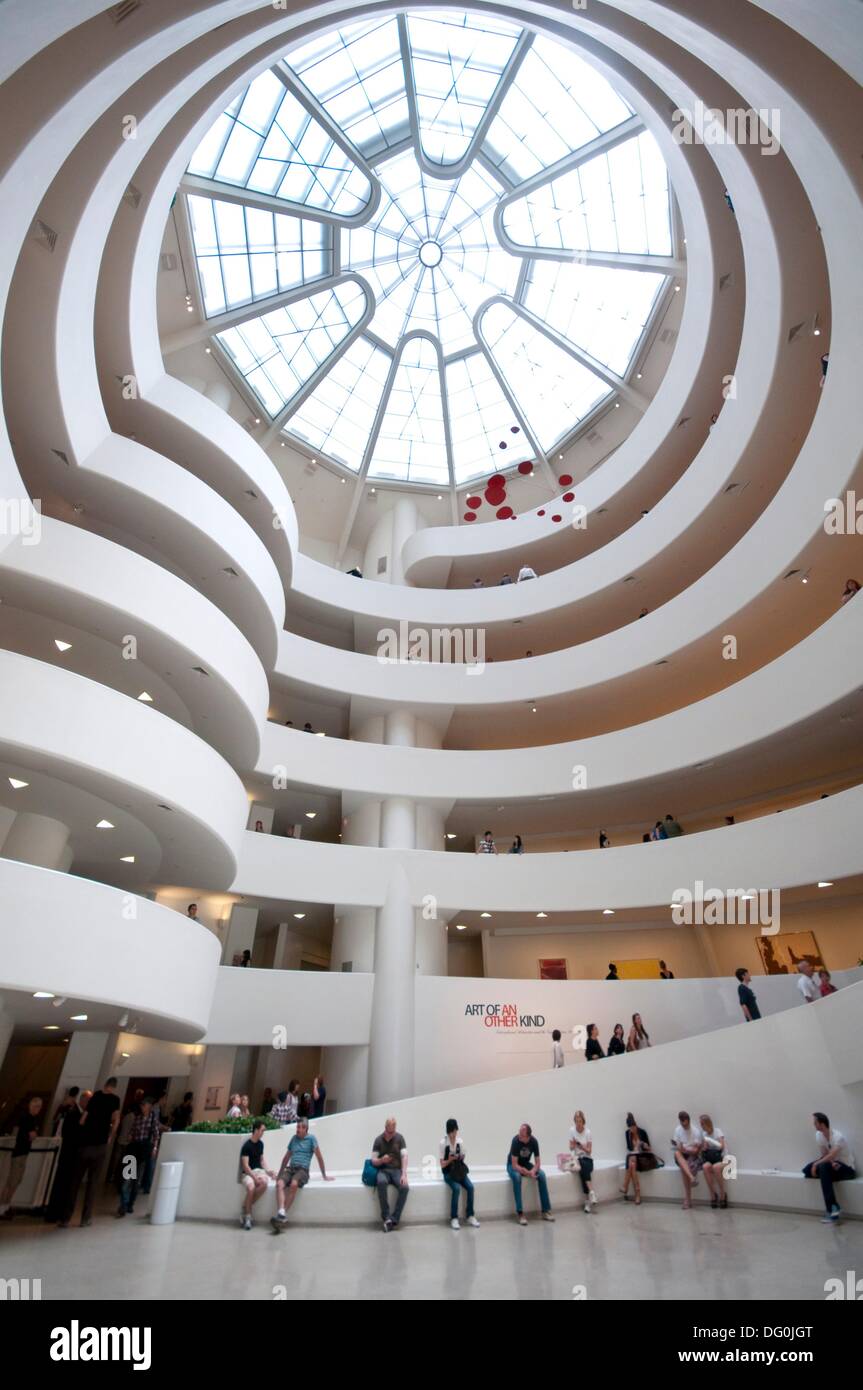 Usa New York City Guggenheim Museum Von Frank Lloyd Wright