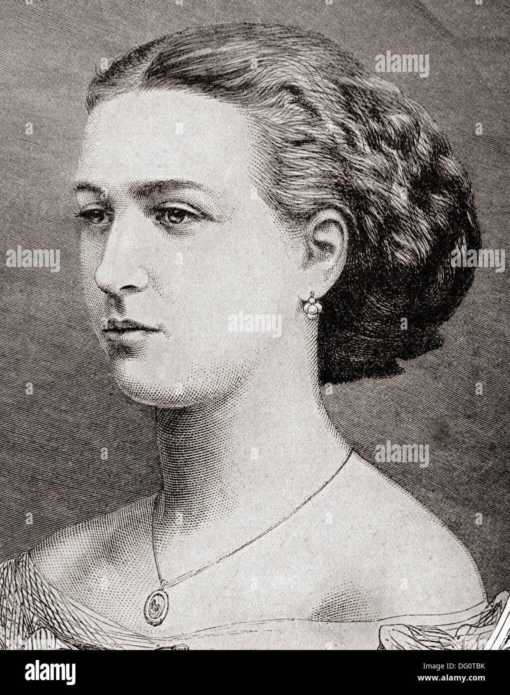 Alexandra von Dänemark, 1844-1925. Queen Consort des Vereinigten Königreichs und Kaiserin von Indien als die Frau von König Edward VII. Stockfoto