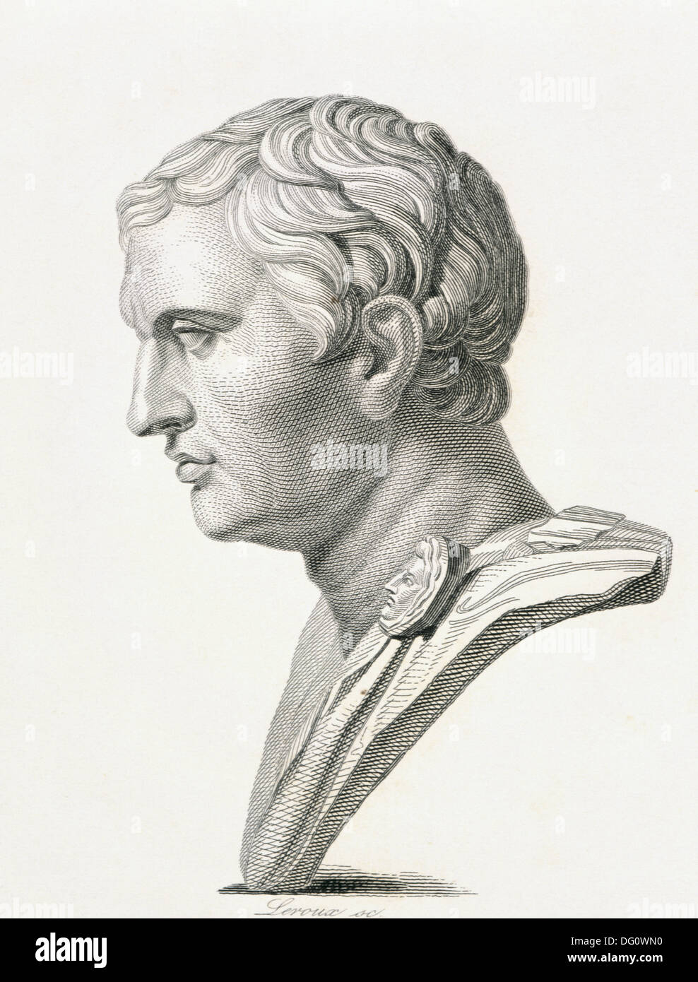 Pompeius der große, römischer general und Staatsmann (106-48 v. Chr.) Stockfoto