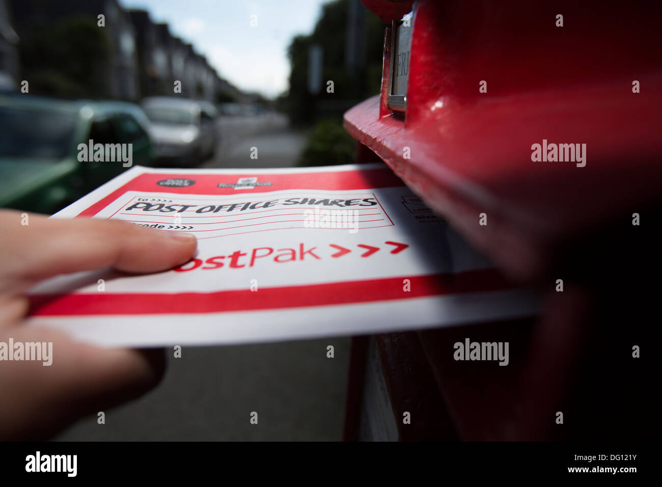 Kleinanleger werden bis zu 750 £ Wert der Aktien haben. Stockfoto