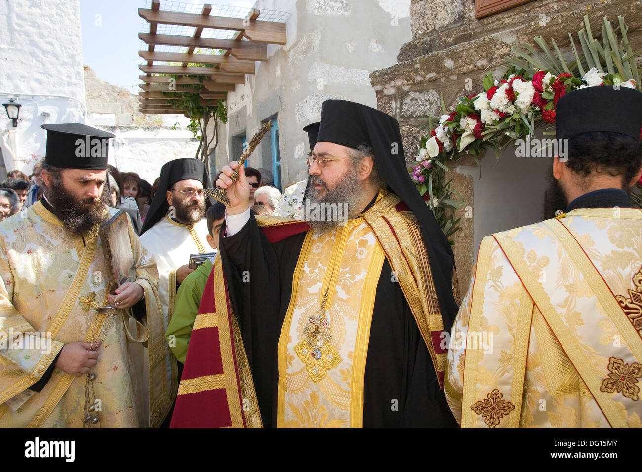 Europa, Griechenland, Dodekanes, Insel Patmos, Chora, orthodoxe Ostern