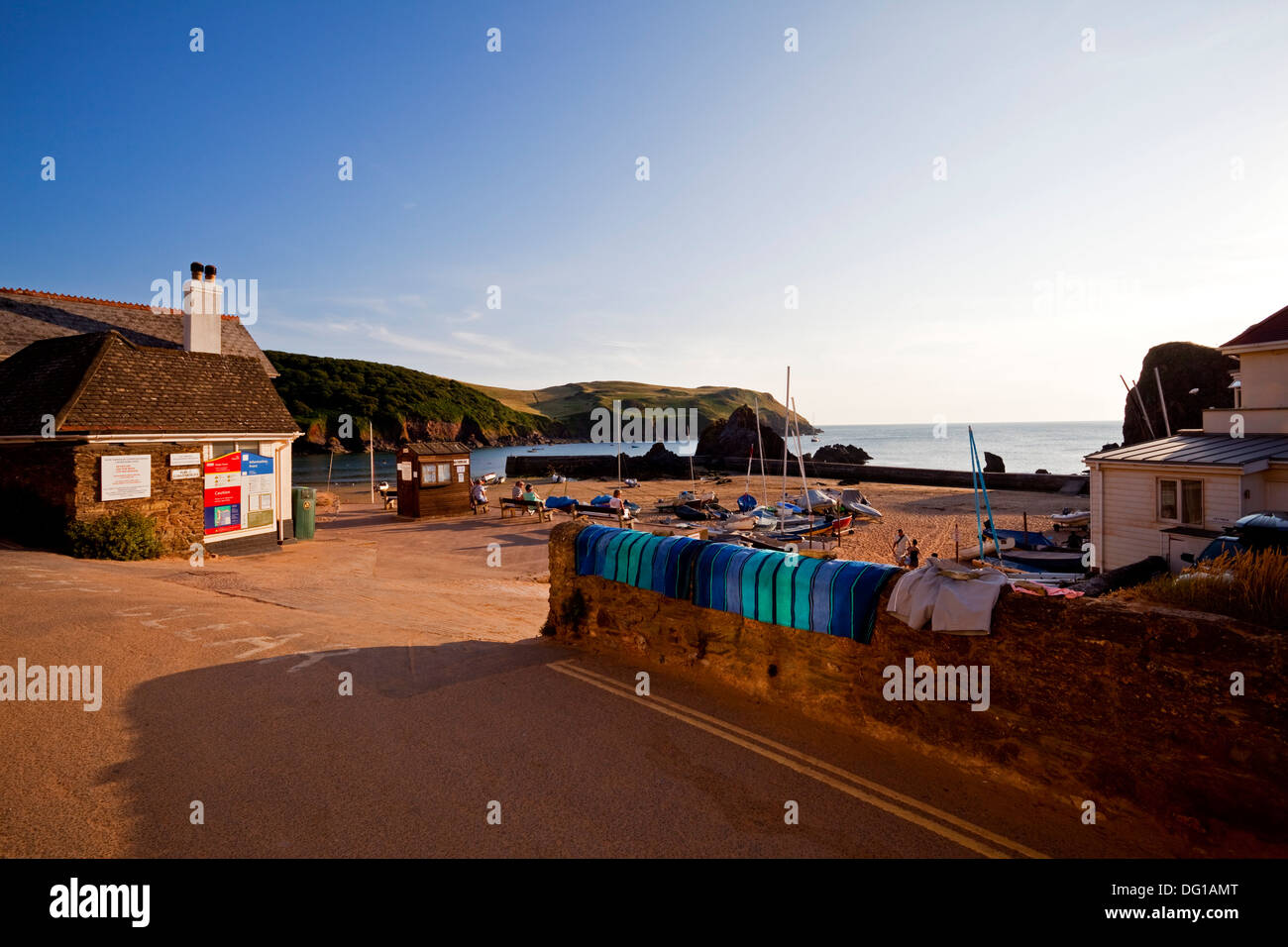 Hoffnung-Bucht Devon UK Stockfoto