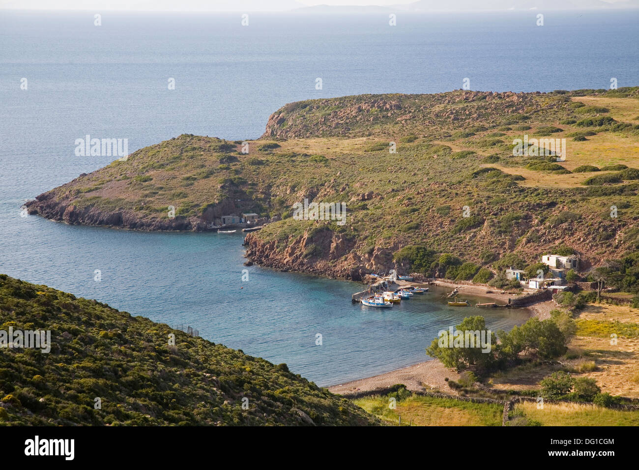 Europa, Griechenland, Dodekanes, Insel Patmos Livadi Strand Stockfoto